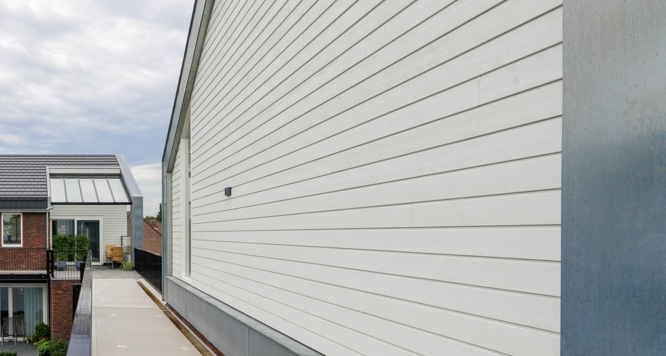 houten gevelbekleding cape cod Wooncomplex Deurne